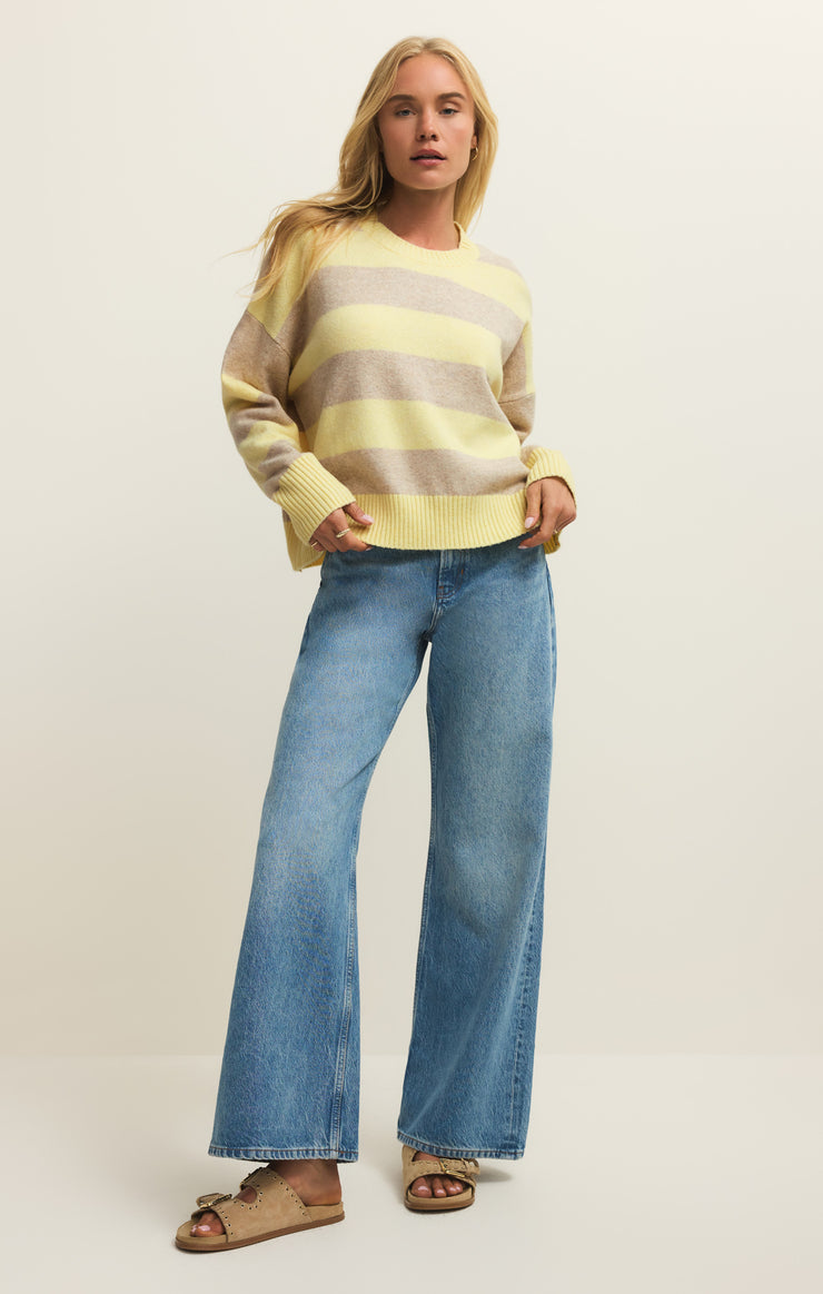 CIRRUS STRIPE SWEATER