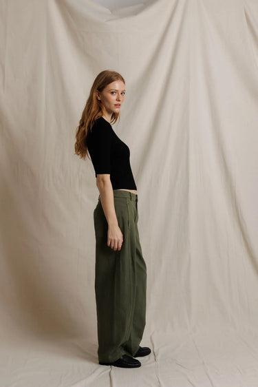 AMELIA LUXE RIB 3/4 SLEEVE