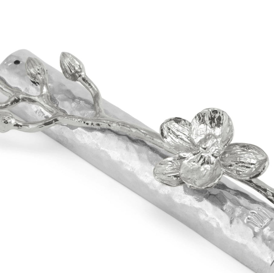 WHITE ORCHID MEZUZAH