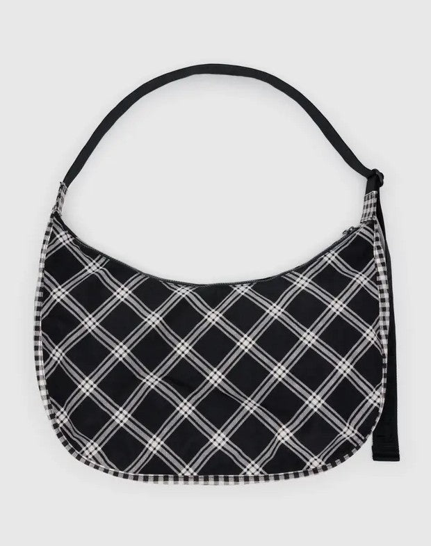 LARGE NYLON CRESCENT BAG