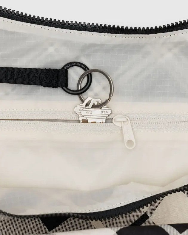 LARGE NYLON CRESCENT BAG