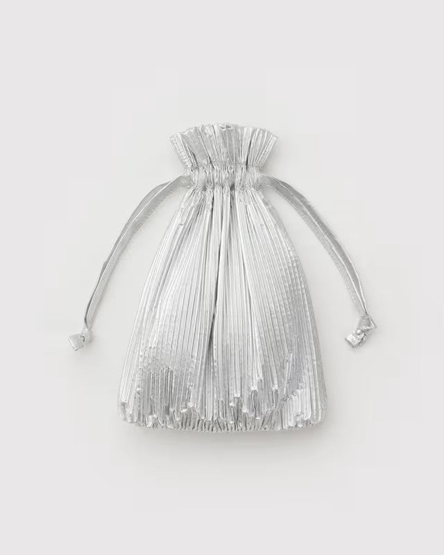 PLEATED BAGGU METALLIC