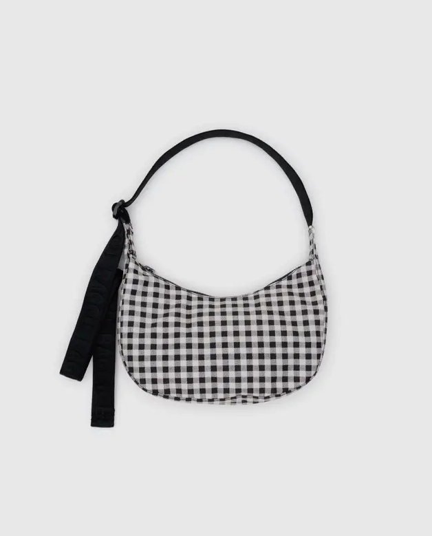 SMALL NYLON CRESCENT BAG