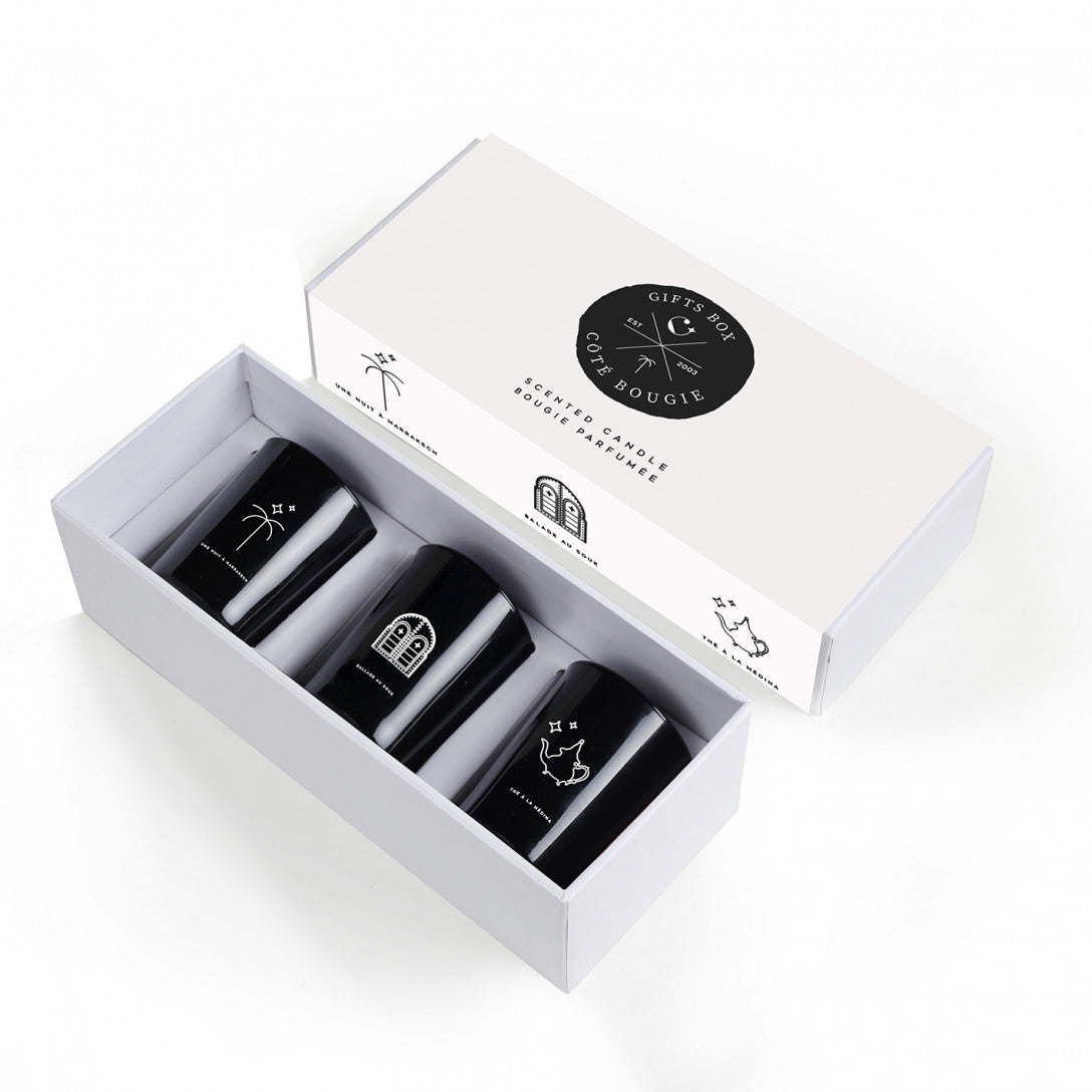 COFFRET 3 VOTIVES EDITION BLACK