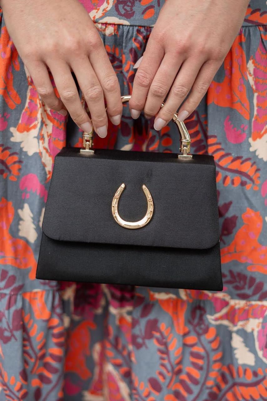 BLACK FAILLE LULU HORSESHOE