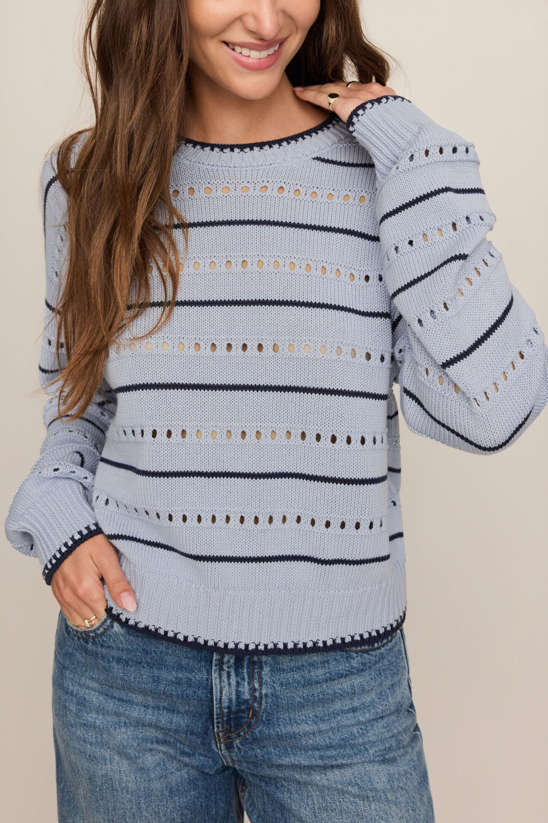 DARBY STRIPE SWEATER