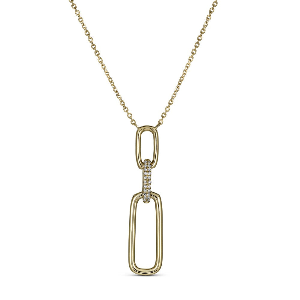 DOUBLE DROP CHAIN NECKLACE