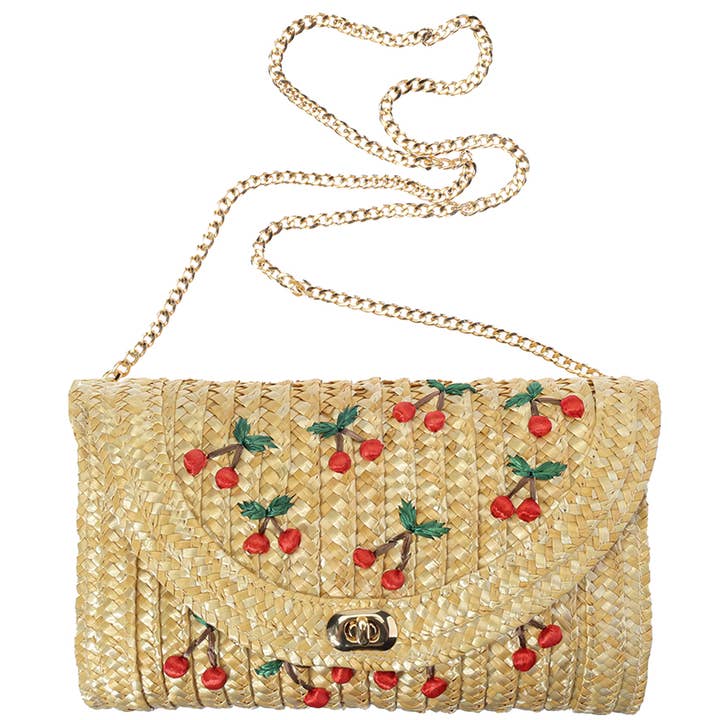 CHERRY FLAP TOP BAG