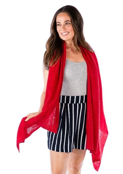 CASHMERE BREEZY TRAVEL WRAP