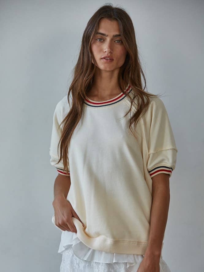 COTTON SHORT SLEEVE CREW NECK