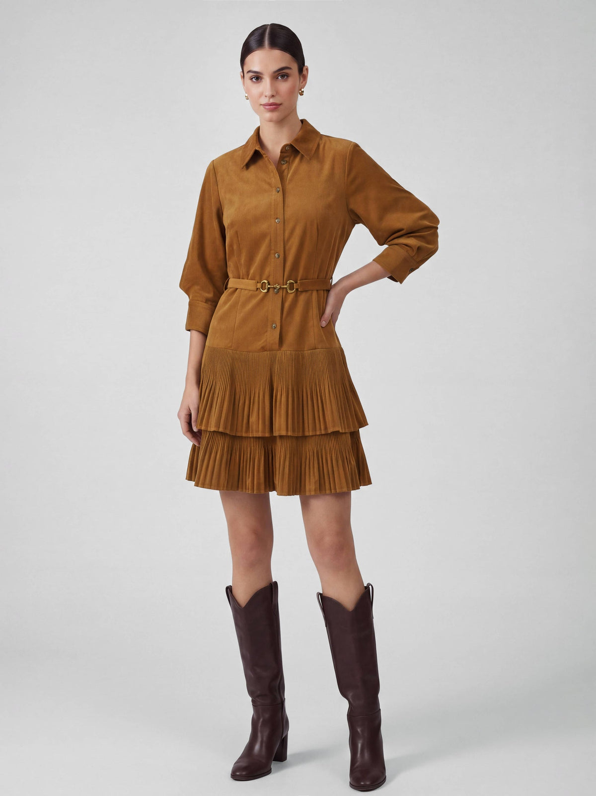SHIRT MINI DRESS
