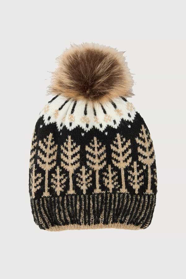 FAIR ISLE FOREST SNOW HAT