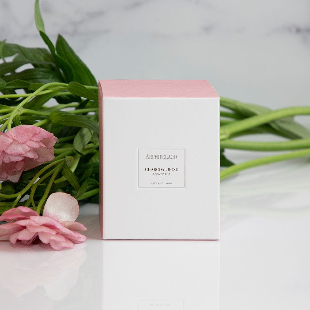 BODY SCRUB CHARCOAL ROSE
