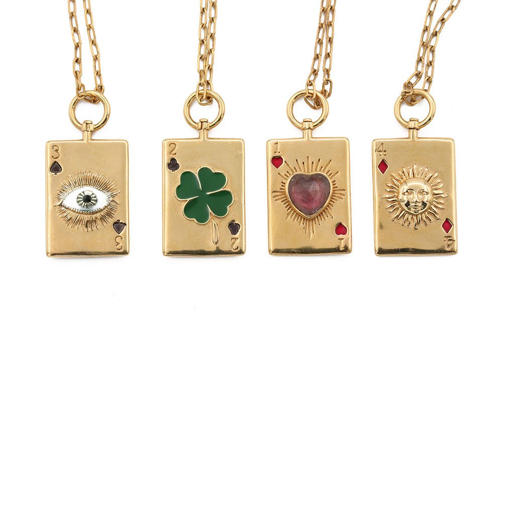 BOOK NECKLACE CLOVER