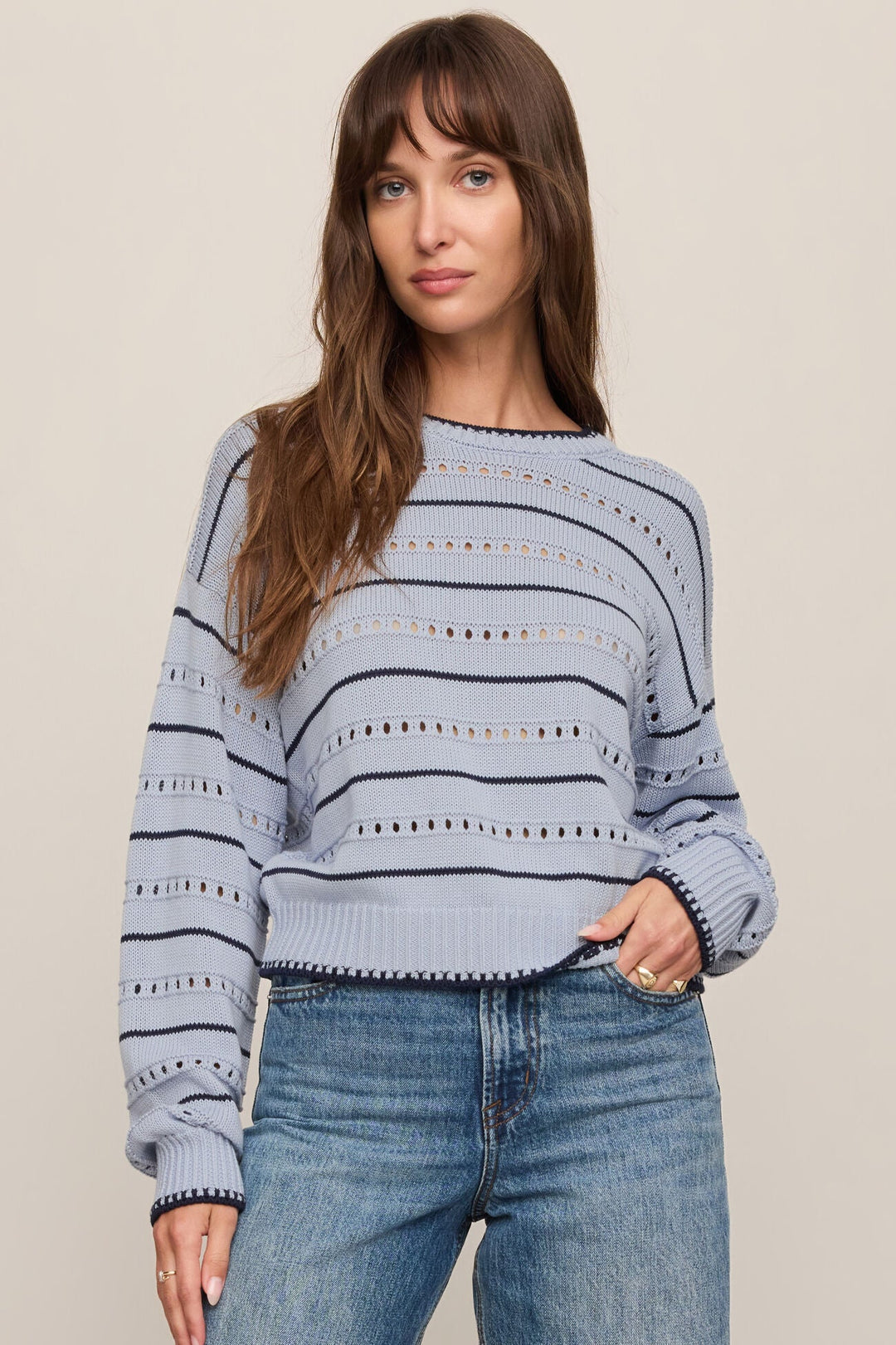 DARBY STRIPE SWEATER