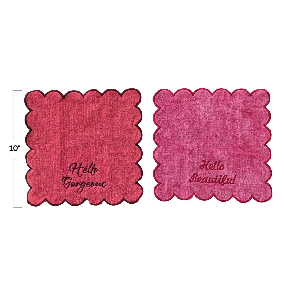 HELLO GORGEOUS WASHCLOTH SET
