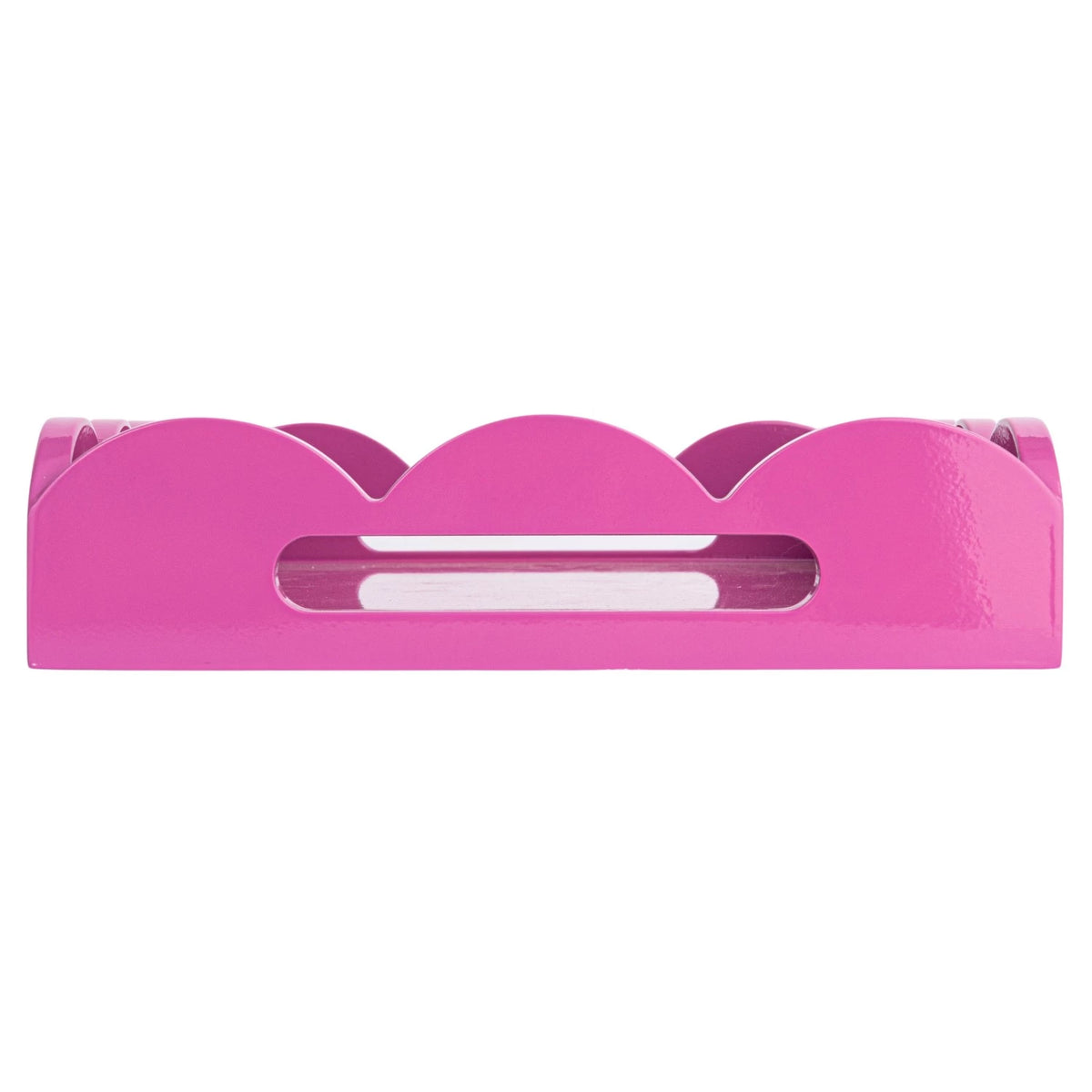 FUCHSIA SCALLOPED TRAY