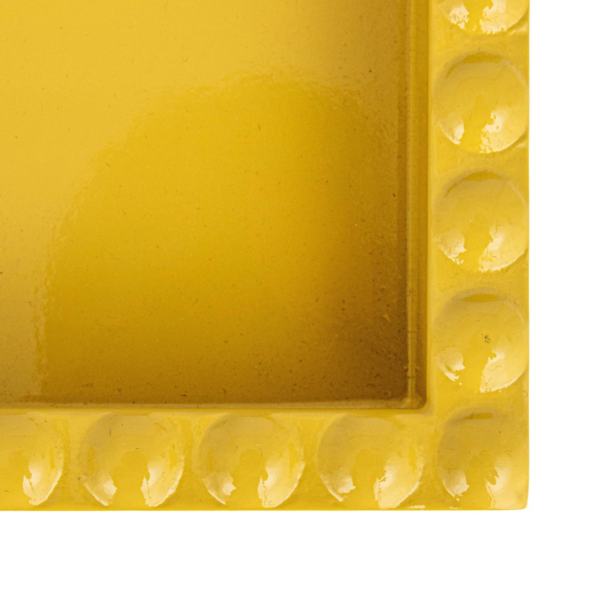 HOBNAIL EDGE YELLOW TRAY