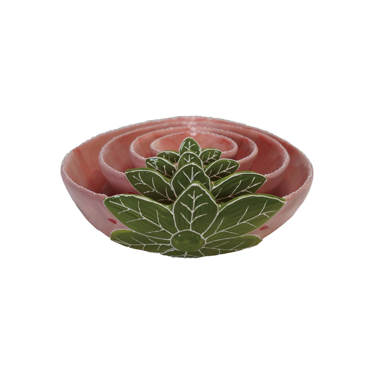 STRAWBERRY NESTING BOWLS SET 4