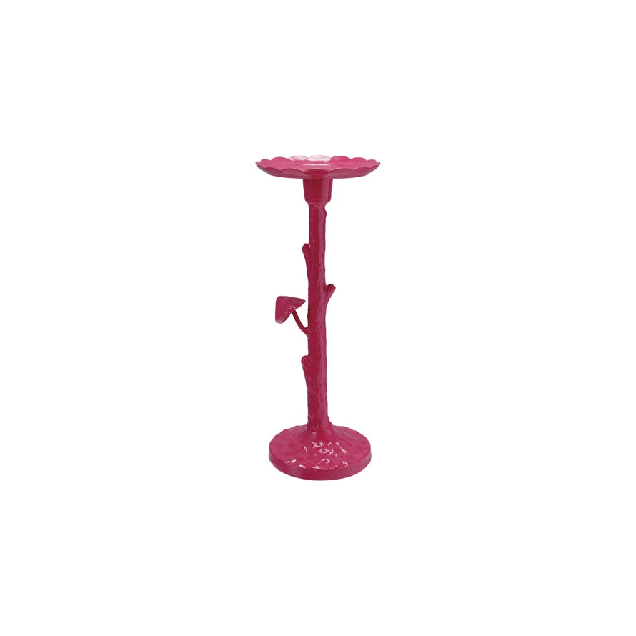 FUCHSIA TWIG CANDLE HOLDER