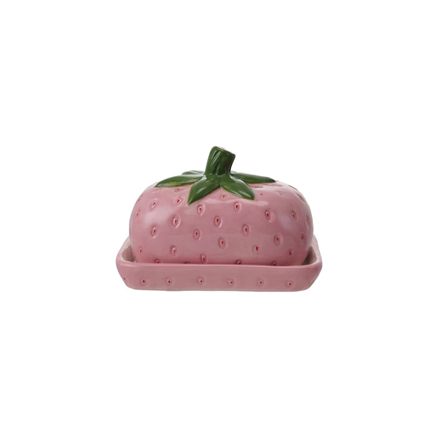 STRAWBERRY BUTTER DISH