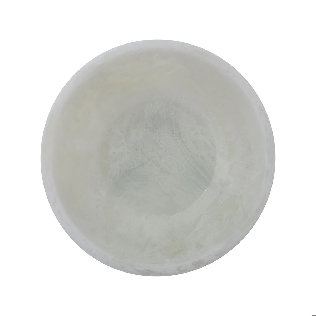 RESIN BALL W/BALL FEET BLK/WHT