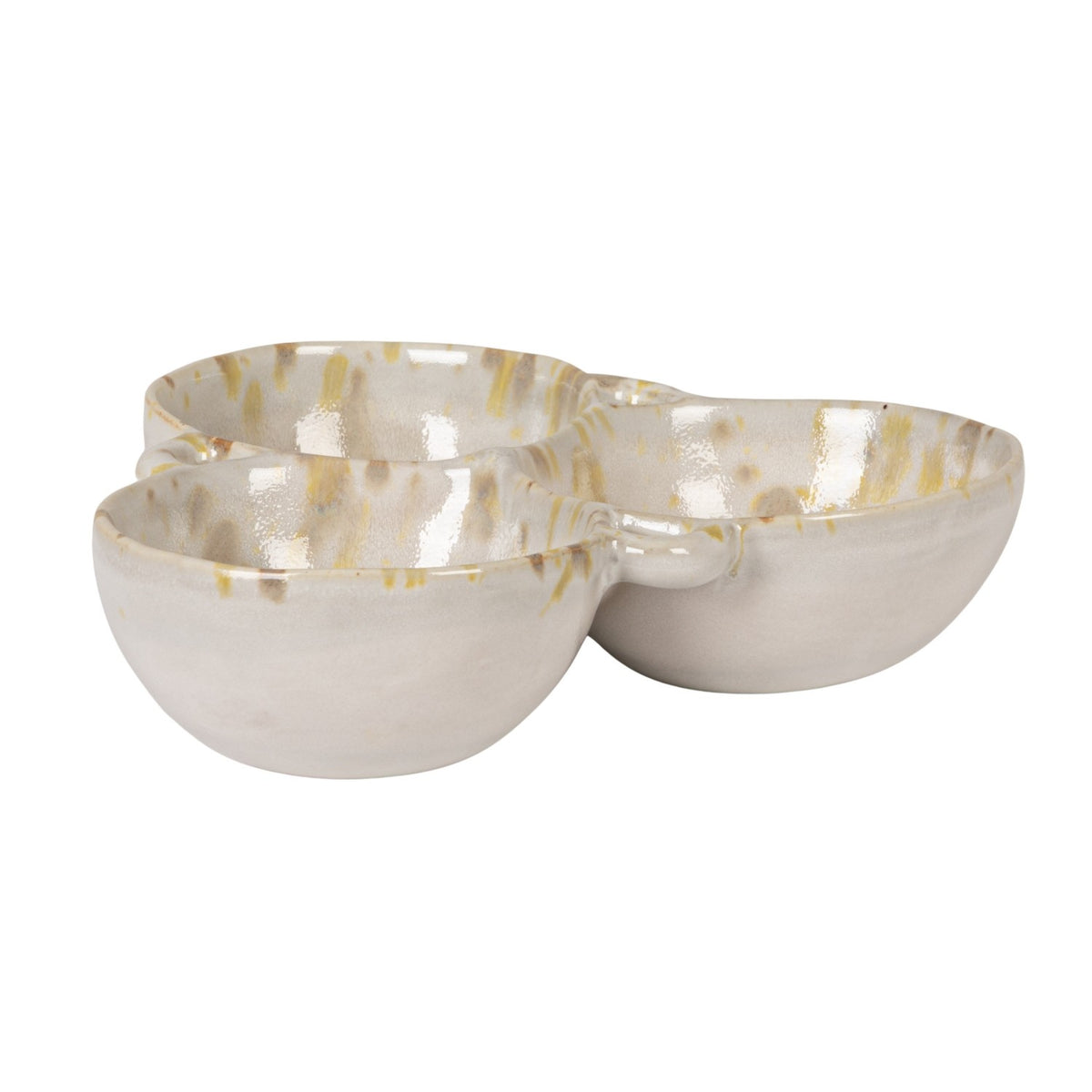 3 SECTION BOWL SPECKLED