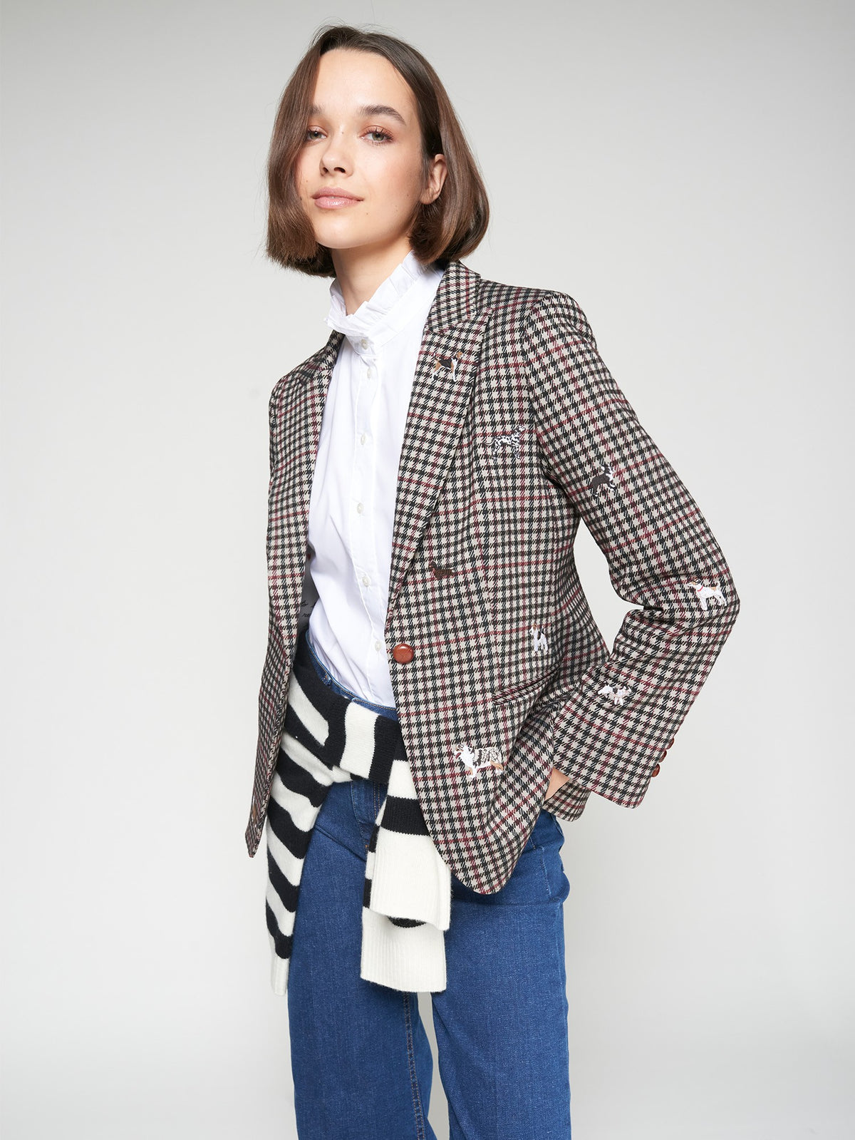 DOG HOUNDSTOOTH BLAZER
