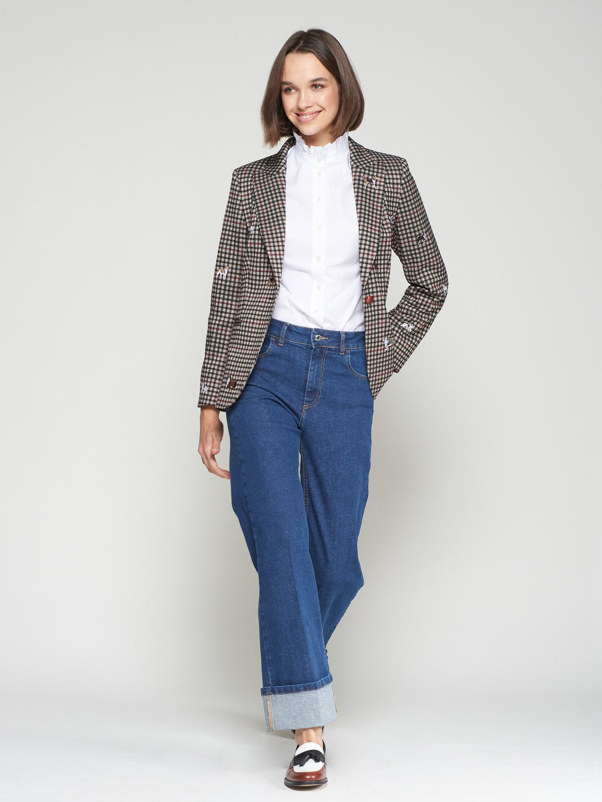 DOG HOUNDSTOOTH BLAZER