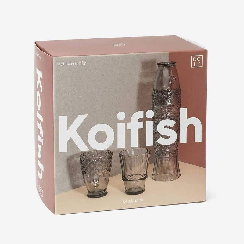 KOIFISH STACKABLE GLASSES WARM GREY