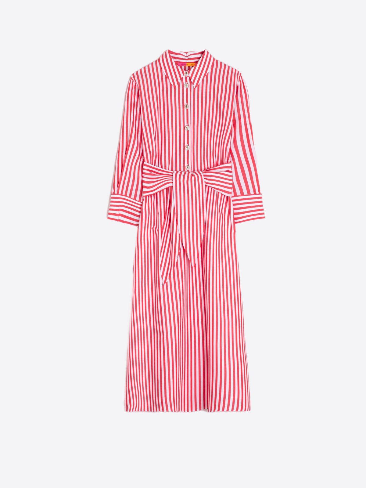 STRIPE TIE WAIST DRESS