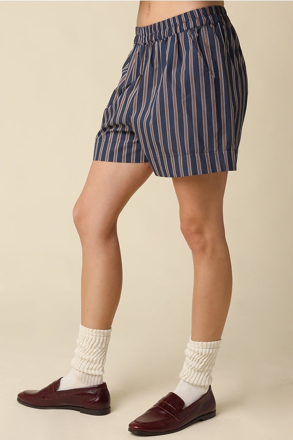 STRIPE LOUNGE SHORT