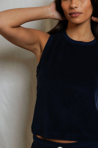 ESTHER TERRY HIGH NECK TANK