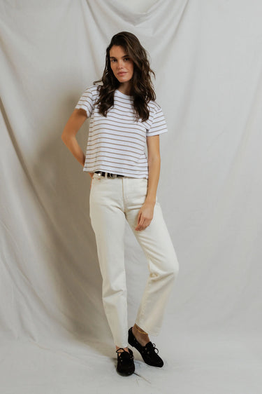 EVERETT STRIPE BOXY TEE