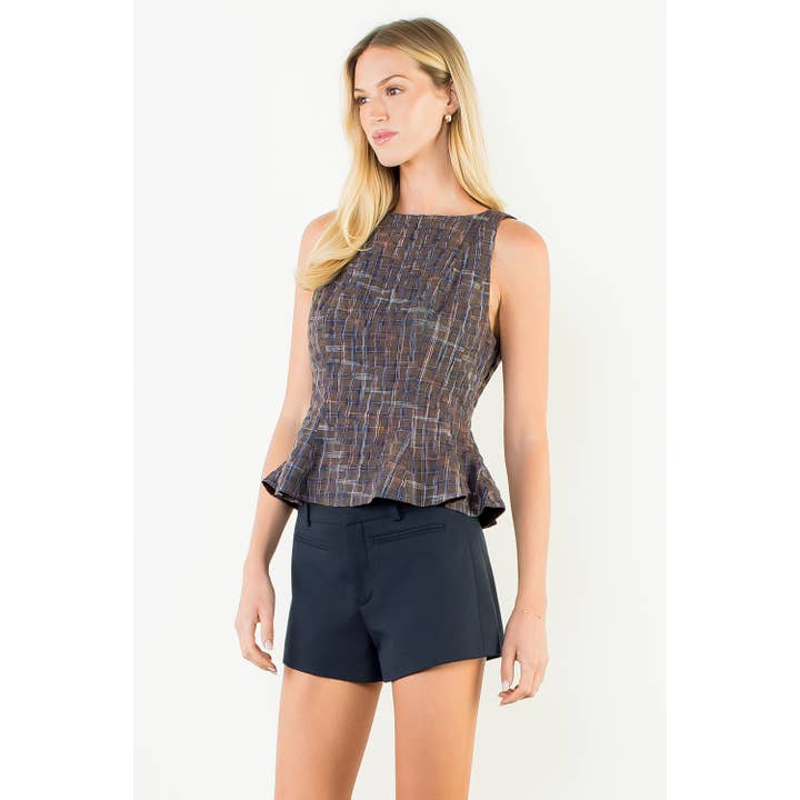 SS PEPLUM TOP