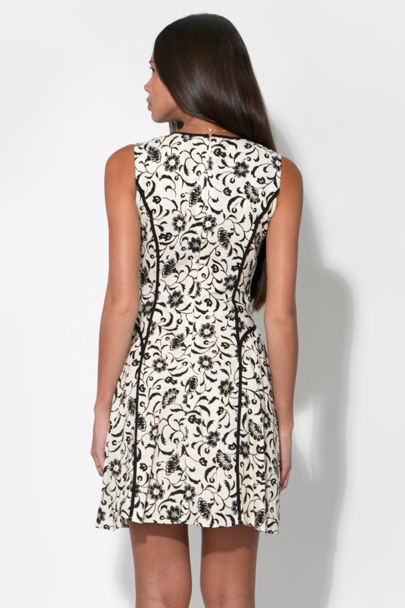 SERENITY SCALLOPED DRESS