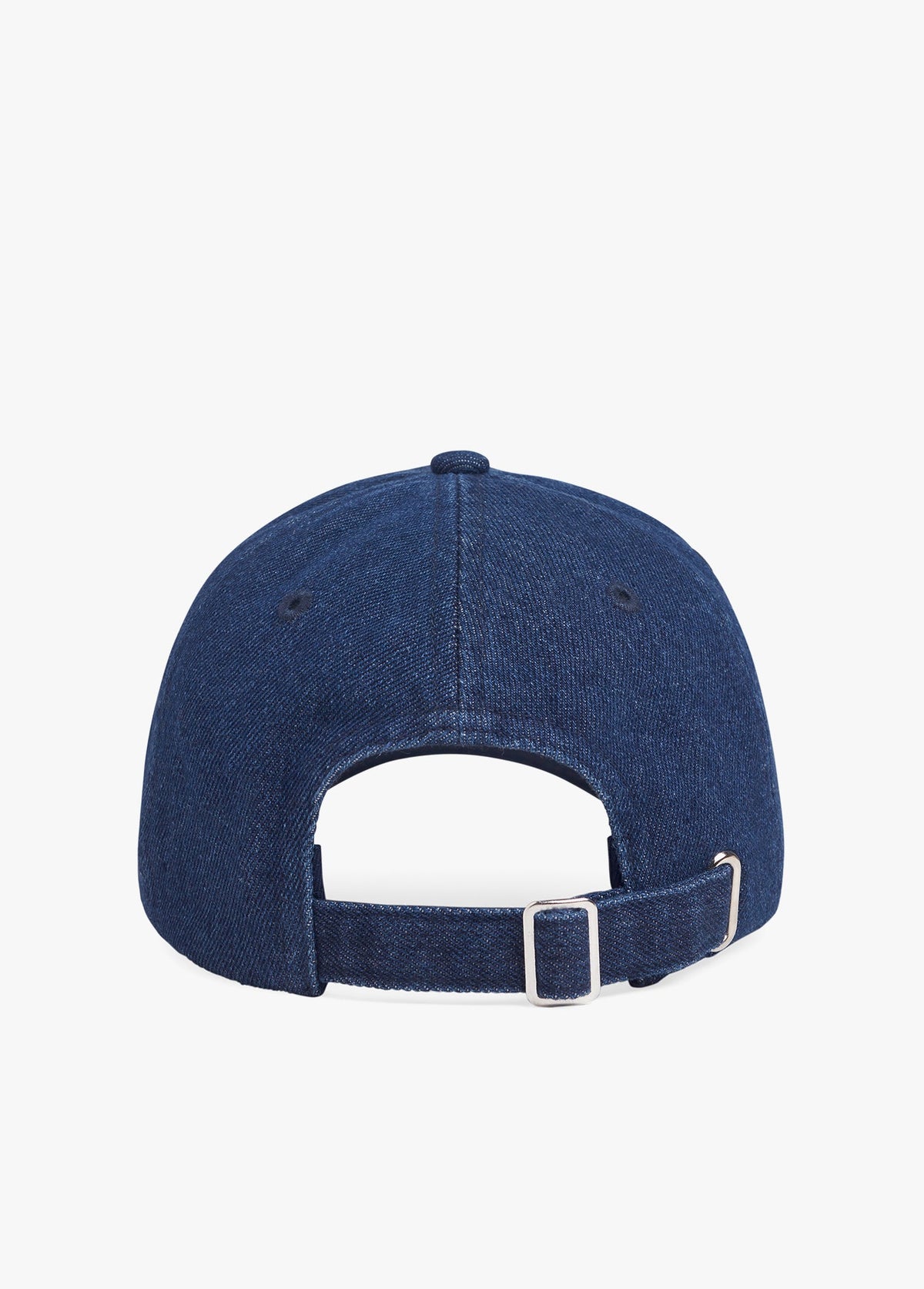 LOGO DENIM BASEBALL CAP DARK WASH