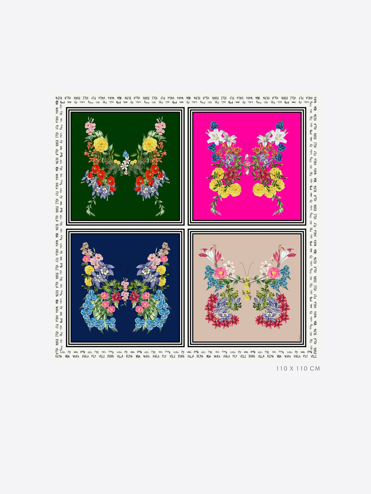BUTTERFLY SQ SCARF
