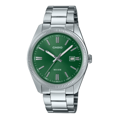 GREEN FACE TIMEPIECE