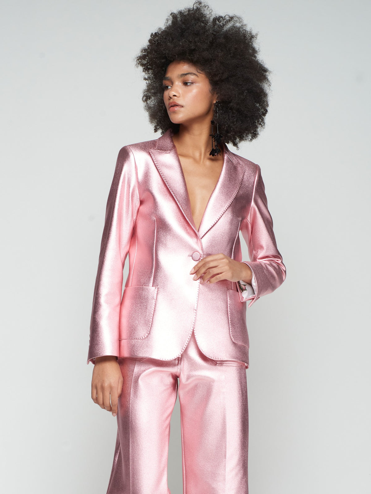 METALLIC BLAZER