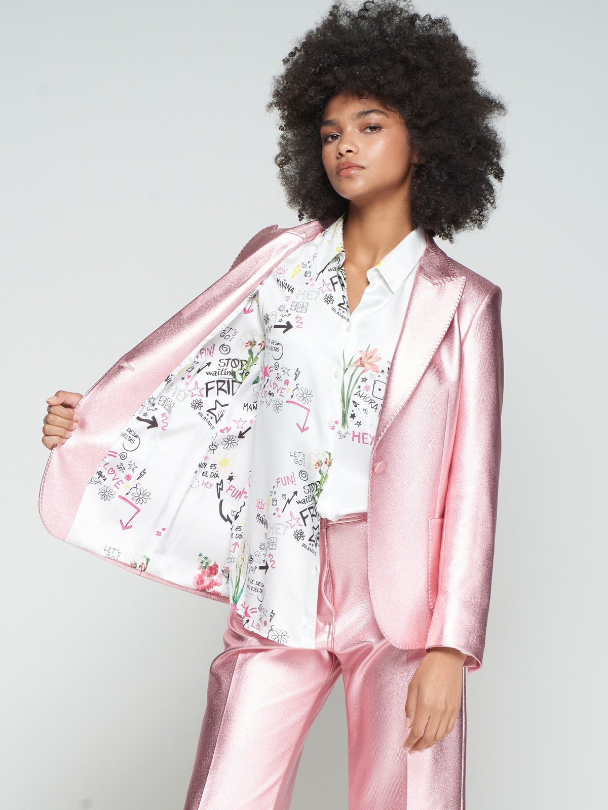 METALLIC BLAZER