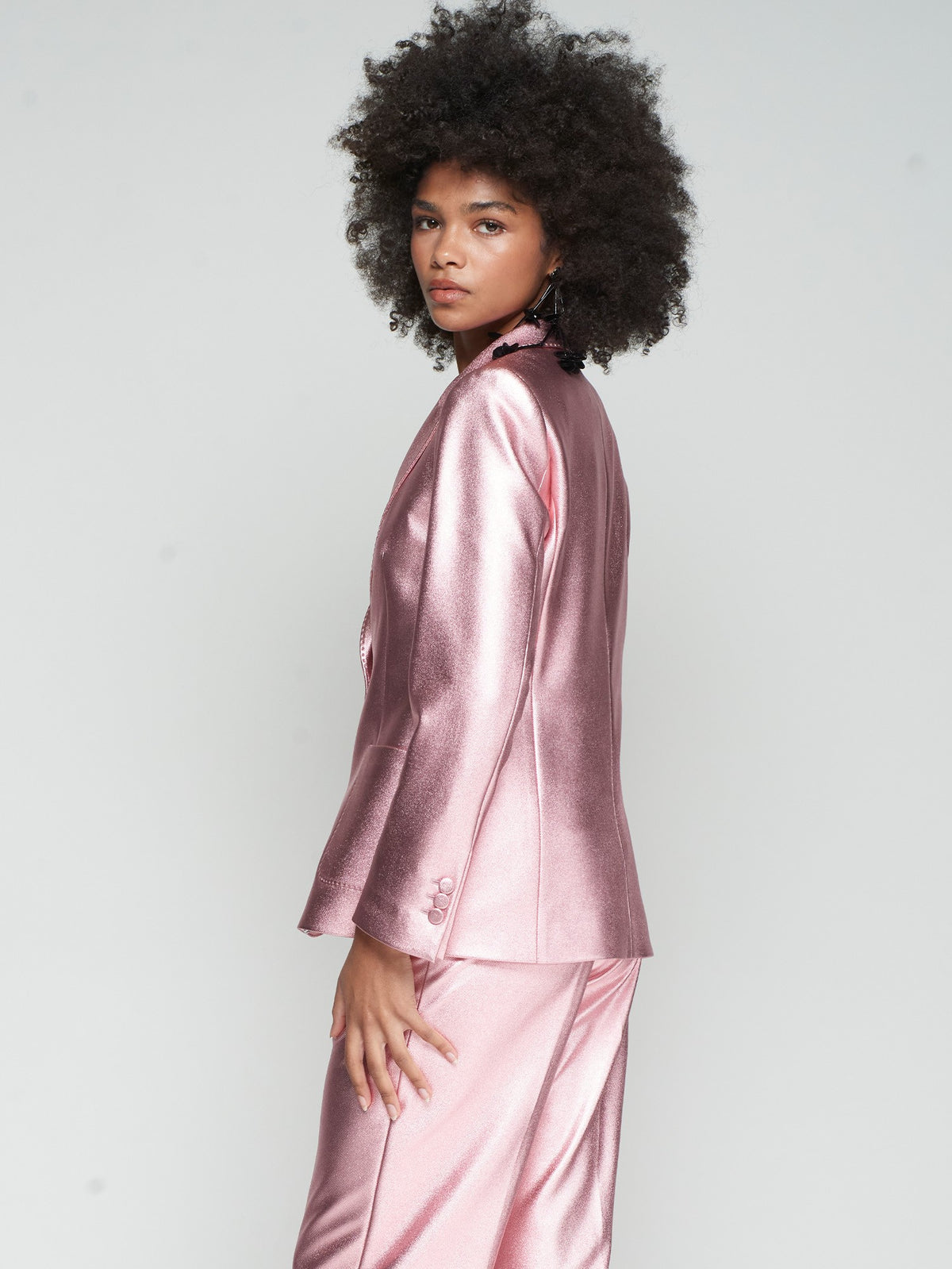 METALLIC BLAZER