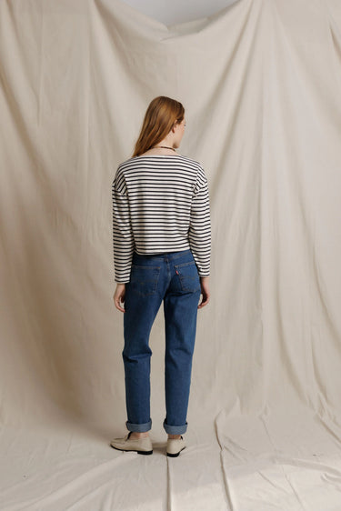 JENNA STRIPE BOATNECK LONG SLEEVE