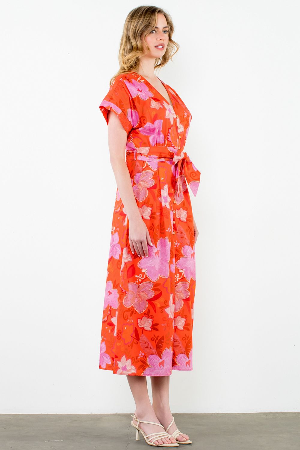 SS FLORAL MAXI DRESS