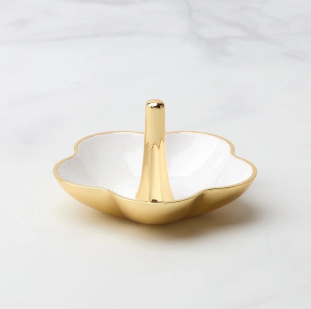 KS MAKE IT POP METAL RING DISH WHITE