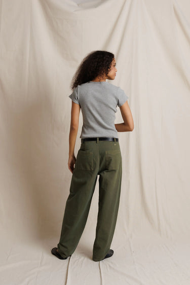 MACY RIB CREW NECK TEE