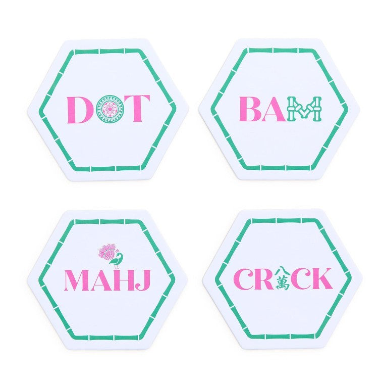 LETS MAHJ 24 COASTERS