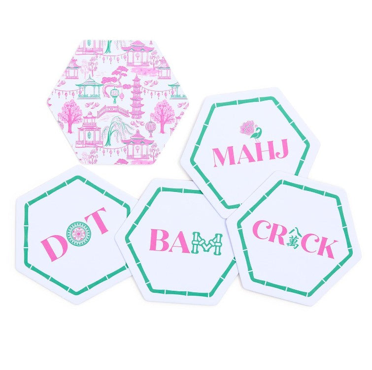 LETS MAHJ 24 COASTERS