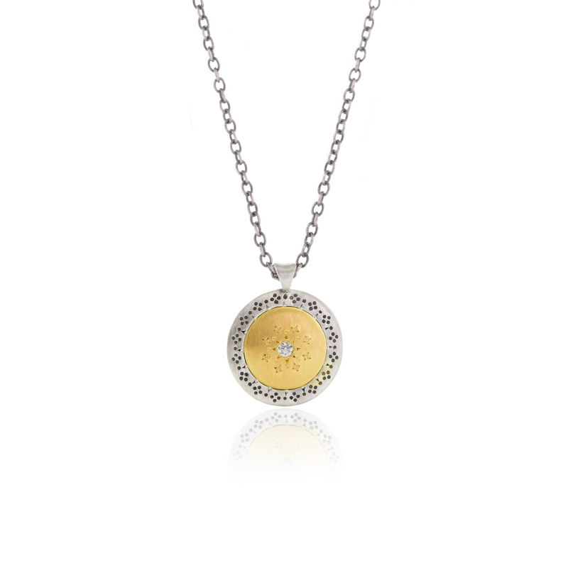 SEEDS OF HARMONY SINGLE DIAMOND PENDANT