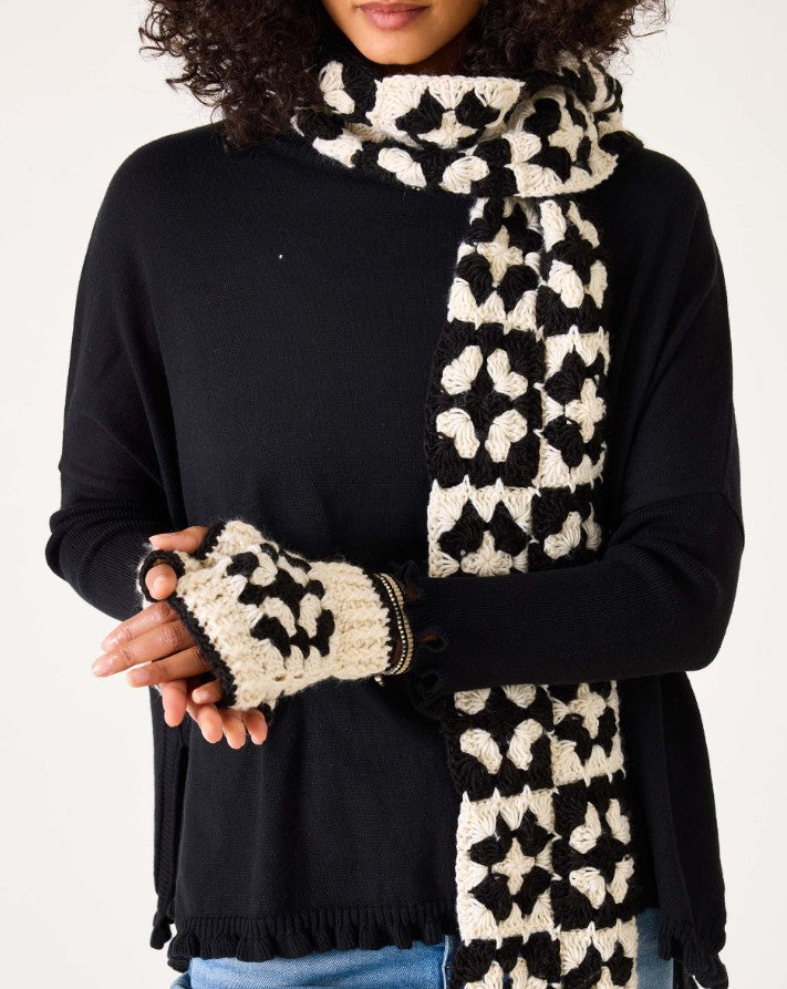 LA PAZ CROCHET FINGERLESS GLOVES